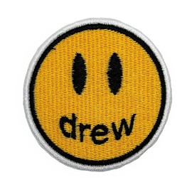 Drew Smile Patch Iron on Patch Embroidered Patch Applique Patch for Jacket Patch for Backpack