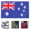 iplusmile 4pcs Australia Flag Iron Patches Embroidered Badge for Jackets
