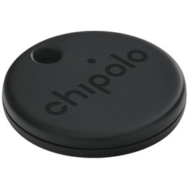 Chipolo ONE Spot - Key Finder, Bluetooth Tracker for Keys, Bag - Works with The Apple Find My app (only for iOS) (Almost Black)