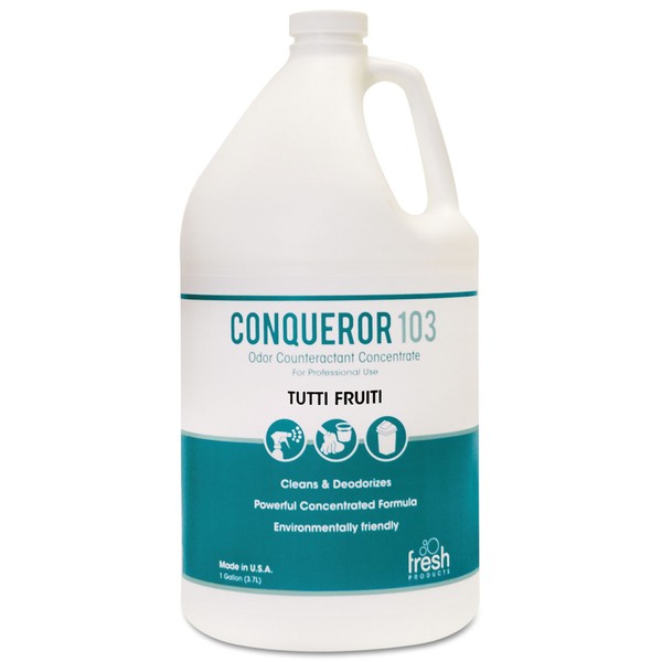 Fresh Products 1WBTU Conqueror 103 Odor Counteractant Concentrate, Tutti-Frutti, 1