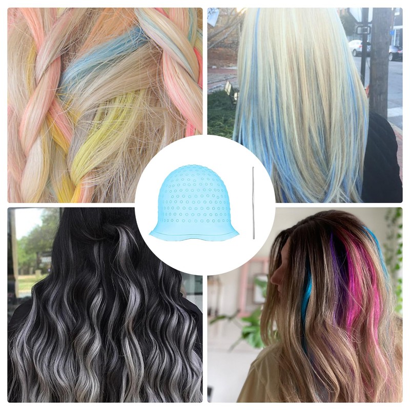 Highlight Cap for Strands Colour Highlighting Cap with Needle Balayage