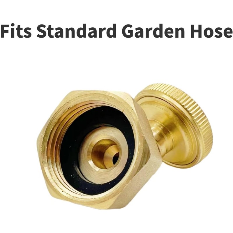 Misting Nozzle,Heavy Duty Garden Hose Mister Nozzle, Adjustable Water Spray