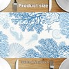 ANATTASOUL Table Runner, Corals and Shells Table Runners, Spring Terylene