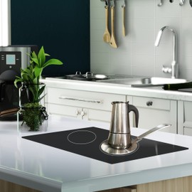 MoniDecor Induction Adapter Plate for Pots, Coffee Machines and Pans with Removable Handle, 14 cm, Stainless Steel, Adapter for Induction Induction Adapter Plate Induction Adapter