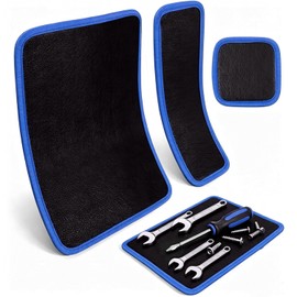 faxhool 3 PCS Magnetic Tool Mat, PVC Flexible Magnetic Organizer