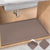 TRZZ Silicone Waterproof Under Sink Mat 34" x 19", Drip