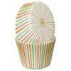Wilton 415-2842 Decora 75 Pieces Pinstripe Citrus Standard Baking Cup,