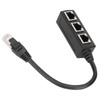 RJ45 Ethernet Adapter Cable Extension Function 1 to 3 Port