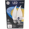 Ge 24353 Decorative Soft White 60w Dimmable Pack 2