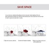 Spar. Saa Double Layer Inverted Umbrella with C-Shaped Handle, Anti-UV