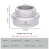 Boundless Voyage Titanium Spirit Burner Mini Alcohol Stove with Brackets