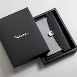 HIUKOOKA A5 Notebooks College Ruled,192 Pages Lined Notebook Journal for Writing,100gsm Thick Paper Journal With Gift Box,Leather Journal for Works,Study,Meeting,Diary 6.1'' x 8.7'' - Black