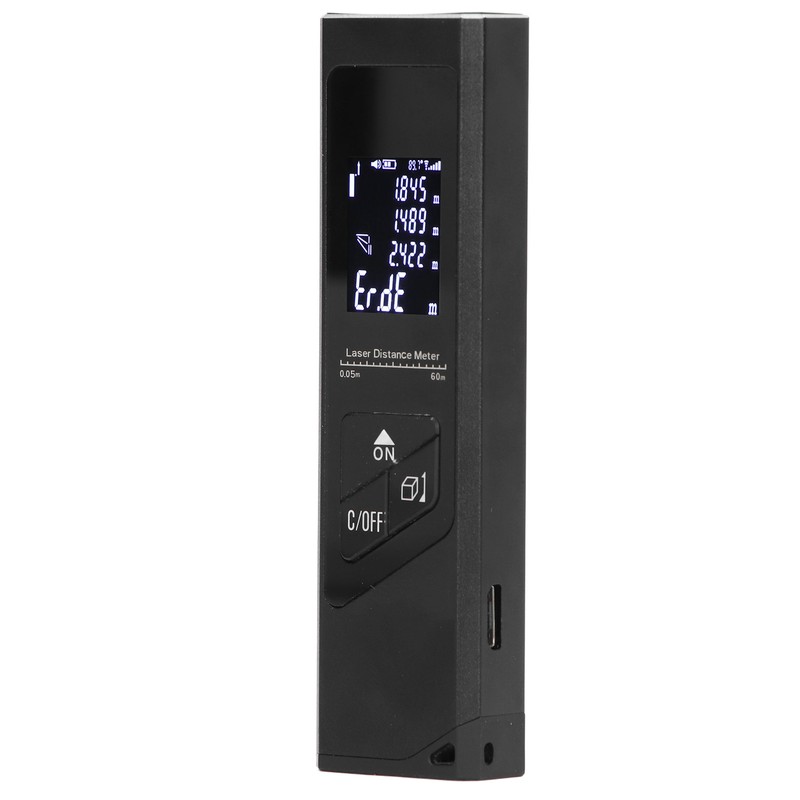 Infrared Distance Meter USB Rechargeable High Accuracy Distance Measurement Tool