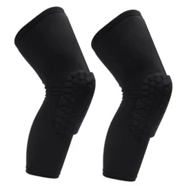 Rodilleras Basquetbol, Rodilleras Basquetbol Niños, Tela de Microfibra, Cinta Antideslizante Alargada Rodillera de Panal de Baloncesto Unisex (M Para 160‑175 CM Altura)