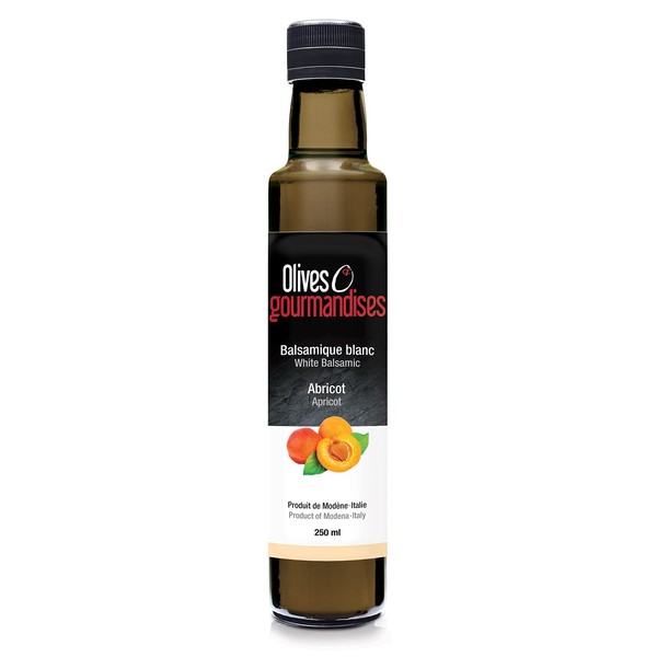 Apricot White balsamic Vinegar, 250ml, Olives et gourmandises