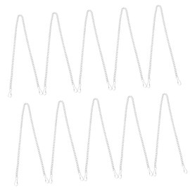 Operitacx 10pcs Advertising Tag Chain Billboard Chain Metal Plant Hanger Wind Chime Hanger Decorative Easy Install