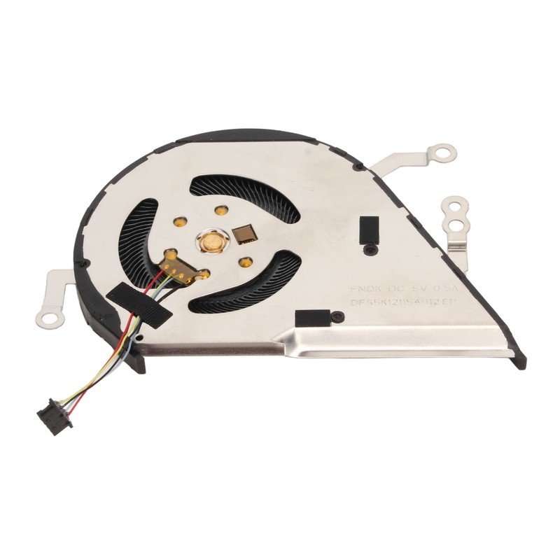 Laptop Cooling Fan 4Pin Connector Aluminum Alloy ABS Light Small