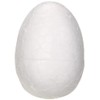 GLOREX Styrofoam eggs, white, 35 mm, 12 units