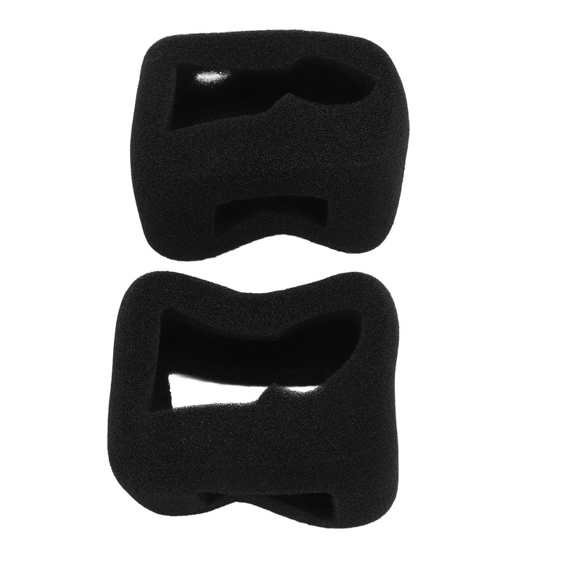 2Pcs Action Camera Windscreen Windslayer Housing Case, Noise Reduction Foam