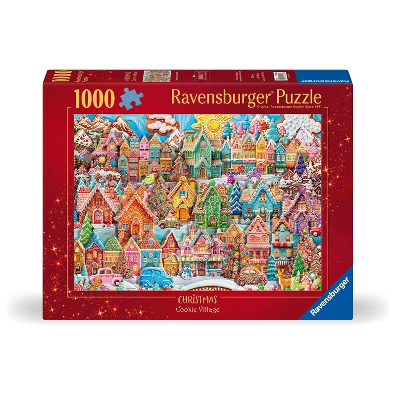 Ravensburger Christmas Cookie Village 1000 Piece Jigsaw Puzzle for Adults
