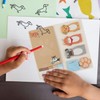 1 Piece Puppy Notepad and 10 Pieces Puppy Paper Clips,