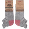 Running Alpaca Socks Aloe Infused (Light Grey/Pink Mauve, Small/Medium)