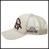 White Fang CZ995 Cap, Embroidered Design, Mesh, Casual Style, Stylish,