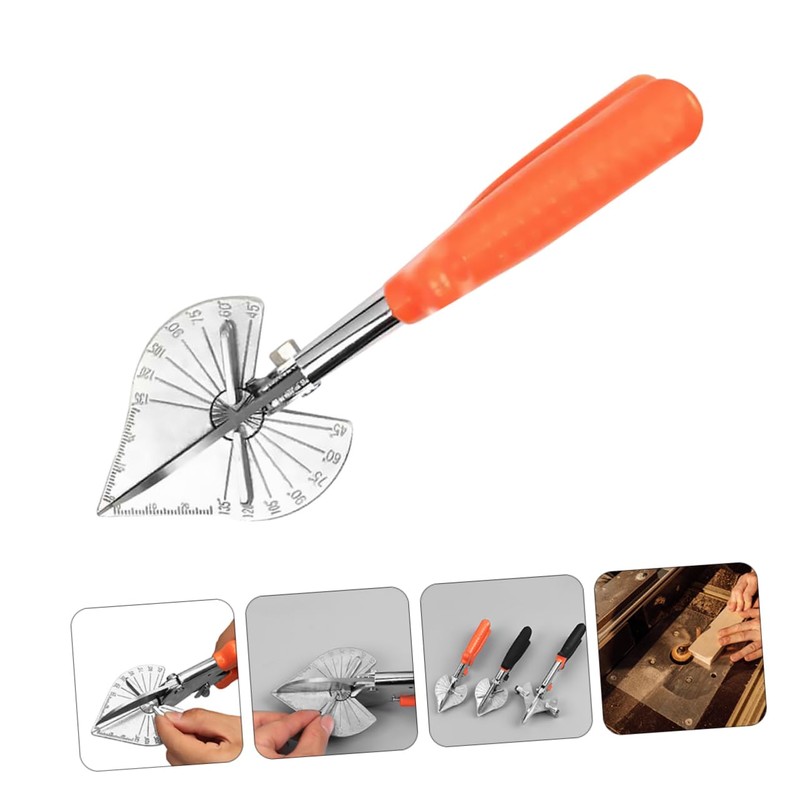 OSALADI Multi-functional Trunking Shear U-shaped Miter Cutter for Trim Angle