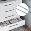 HonGien 5 Pack Grey Kitchen Drawer Handles, Long Cupboard Handles,