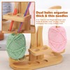 Yarn Holder Portable Magnetic Wool Holder Crocheting & Knitting Wooden
