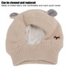 Knitted Rabbits Ear Pet Hat Noise Protection Warm Dog Grooming