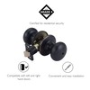 Design House 753038 Cambridge Universal Latch Privacy Door Knob, Adjustable