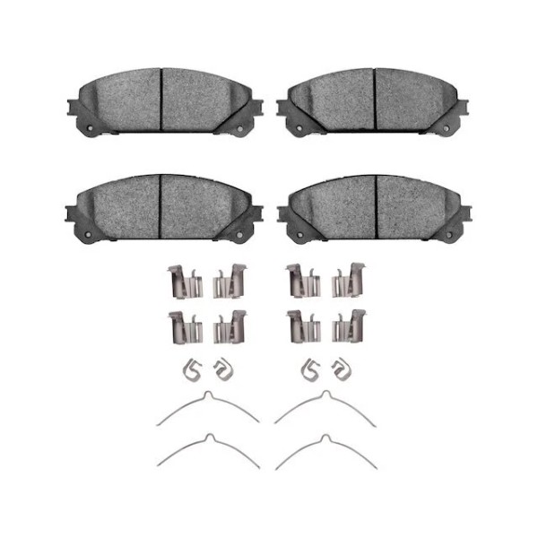 Dynamic Friction Front Brake Pad Set For 2008-2024 Toyota Highlander