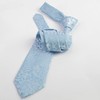 Alizeal Mens 3.15inches Light Color Rustic Tie with Flower Printed