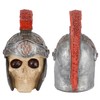 Resin Soldier Skull Modeling Statue Skeleton Sculpture Home Desktop Decoration