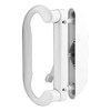 Prime-Line C 1277 Diecast, White, Patio Door Handle Set, Square