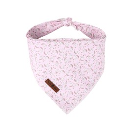 Lionet Paws Dog Bandana, Swan Pet Bandanas Cotton Washable Boys Girls Square Dog Bib Neckerchief Dog Bandanas for Small Medium Large Dogs
