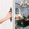 CCJH Sliding Barn Door Pull Handles Gate Handles Frosted Black
