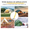 YGCQFH 24pcs Plastic Tent Pegs Durable Spike，Heavy Duty Plastic Tent