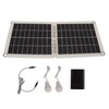 Solar Light Bulbs 60W Solar Powered Portable Camping Light with