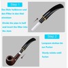 VOVCIG 6 mm Activated Carbon Filter, Slim Pipe Filter, Ceramic