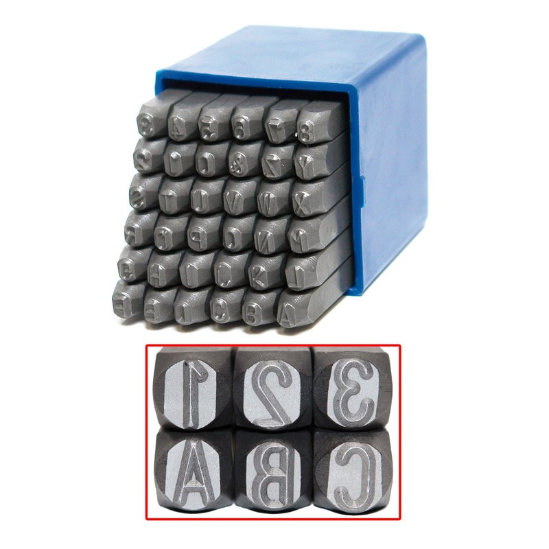 Schlagzahlen - Set 4mm 36tlg