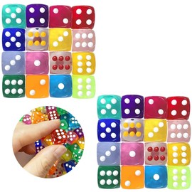 オーディオファン サイコロセット ダイス dice TRPG ボードゲーム インテリアにも 16色 約16*16*16mm 各色2個 計32個