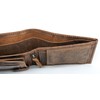 FLW-HL Natural Strong Genuine Leather Wallet with No Logo or