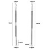 2PCS Cuticle Pusher and Cutter with Storage Case,Professional Cuticle Pusher