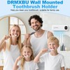 Toothbrush Sanitizer and Holder, DRMXBU Toothbrush Holders for Bathrooms with