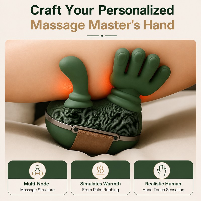 Electric Neck & Shoulder Massager for Body Relaxation – 3-Level