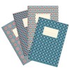 etmamu 721 Set of 4 Notebooks Morocco Pattern No. 2