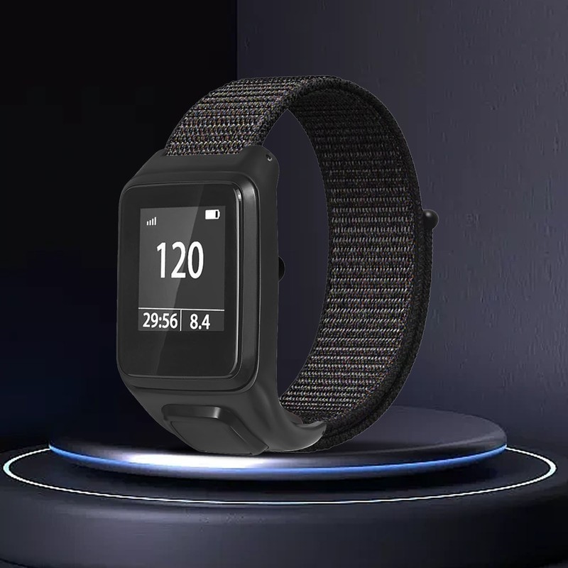 2 in 1 Elastic Braided Nylon Sport Watch Strap Replacement