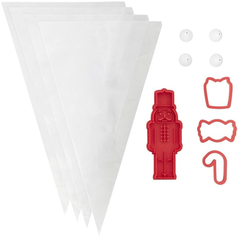 Wilton Nutcracker Cookie Cutter & Stamp Kit